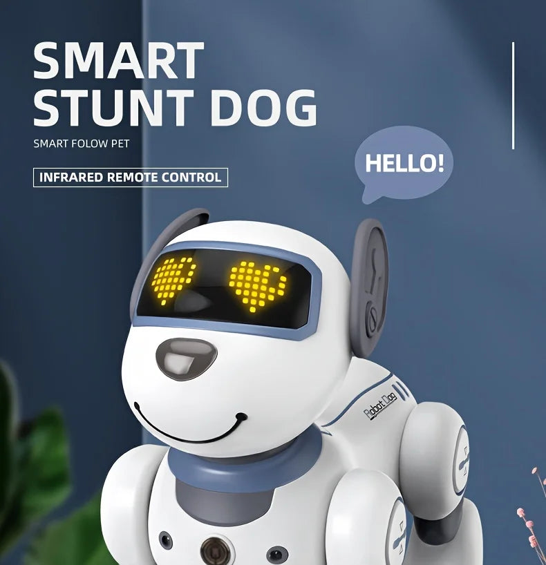 Intelligent Robot Dog Remote Control Electronic Sing Dance Follow Smart Interactive Stunt Music Toy Programmable Puppy Kid Gift