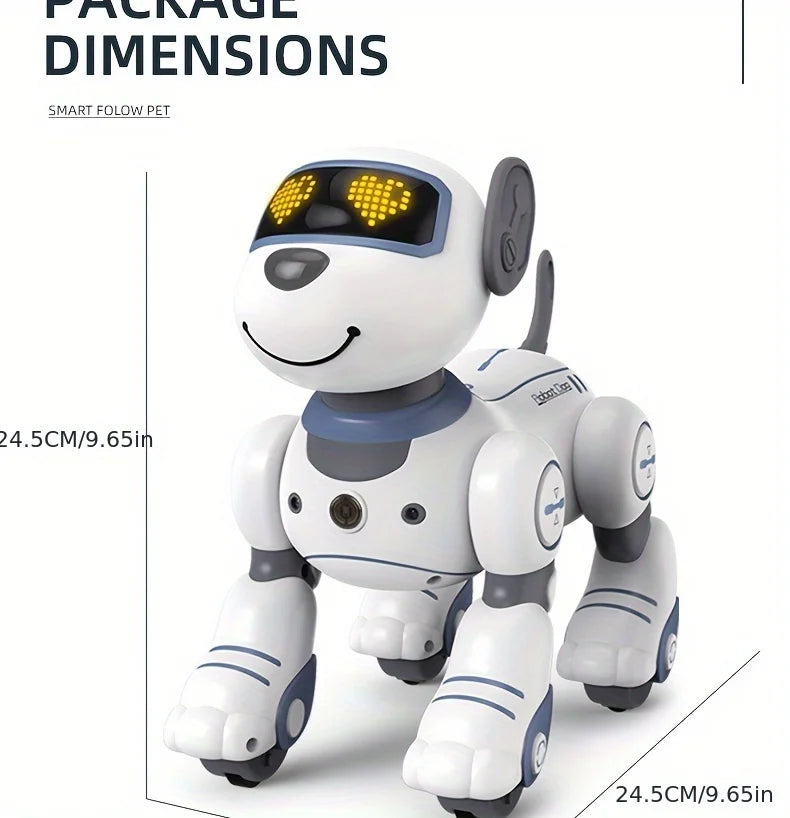 Intelligent Robot Dog Remote Control Electronic Sing Dance Follow Smart Interactive Stunt Music Toy Programmable Puppy Kid Gift