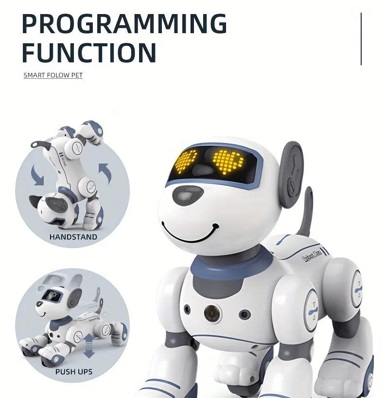 Intelligent Robot Dog Remote Control Electronic Sing Dance Follow Smart Interactive Stunt Music Toy Programmable Puppy Kid Gift