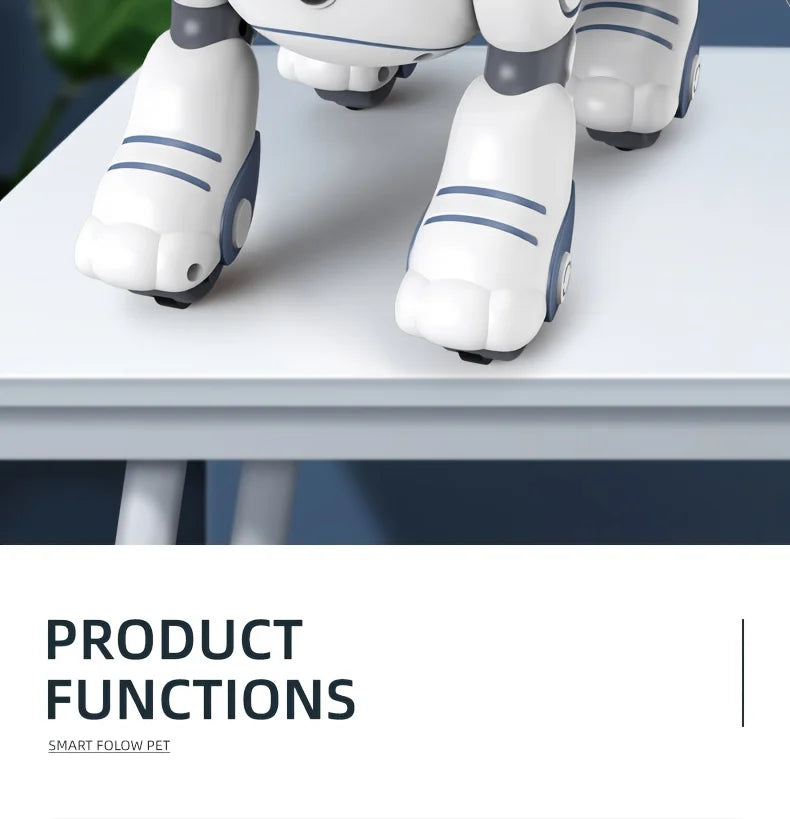 Intelligent Robot Dog Remote Control Electronic Sing Dance Follow Smart Interactive Stunt Music Toy Programmable Puppy Kid Gift