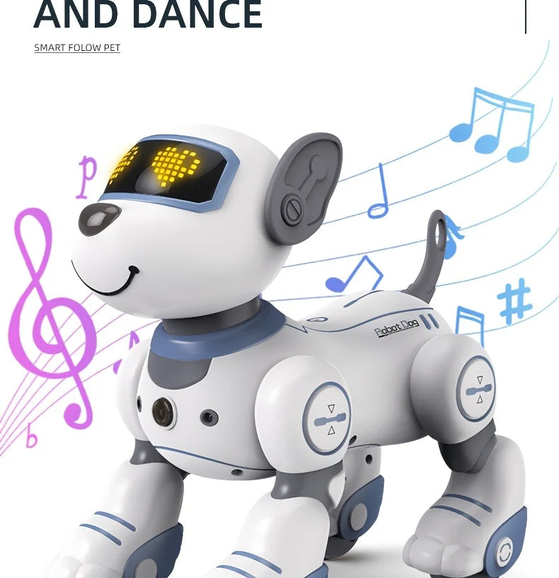 Intelligent Robot Dog Remote Control Electronic Sing Dance Follow Smart Interactive Stunt Music Toy Programmable Puppy Kid Gift