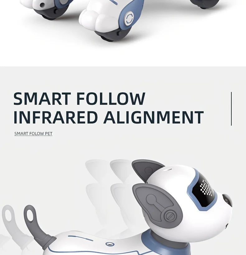 Intelligent Robot Dog Remote Control Electronic Sing Dance Follow Smart Interactive Stunt Music Toy Programmable Puppy Kid Gift